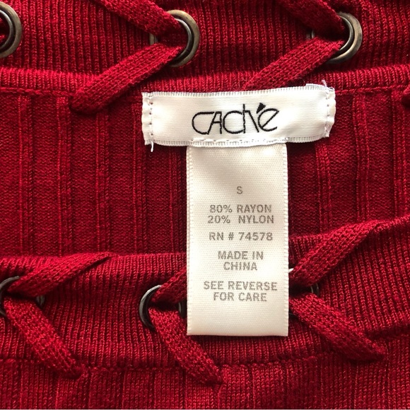 EUC Cache’ bodycon knit laced dress - Picture 5 of 5